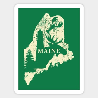 All Things Maine - Dark Tees Magnet